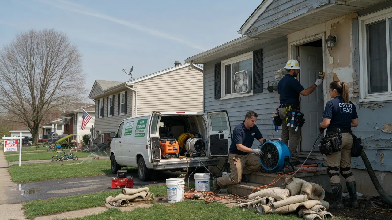 Flood Cleanup in Morley, MI near me
